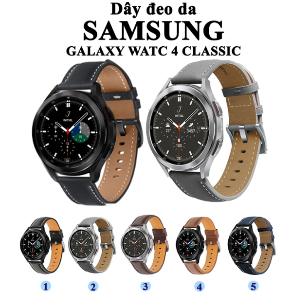 [Galaxy Watch 4 Classic] Dây đeo da đồng hồ Samsung Galaxy Watch 4Classic