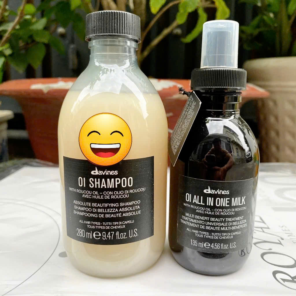 Dầu gội và xịt dưỡng Sữa giúp tóc bóng mượt, chắc khỏe Davines OI 280ml/135ml