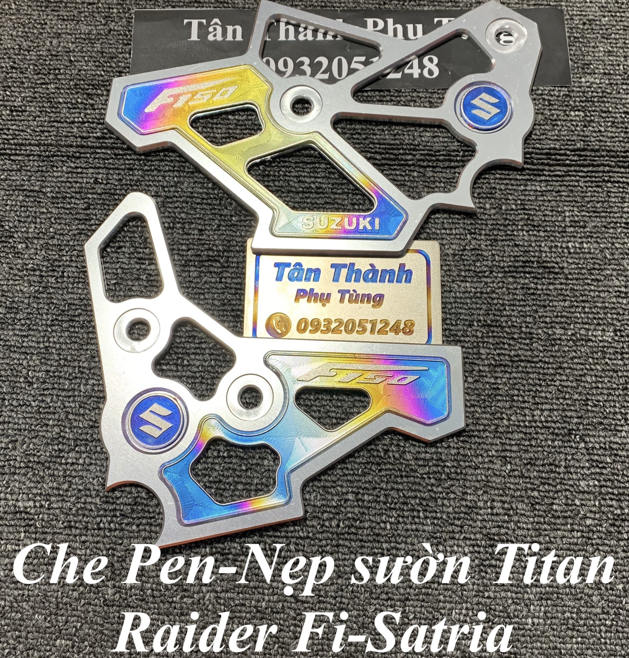 Nẹp sườn Che pen TITAN Satria Raider FI