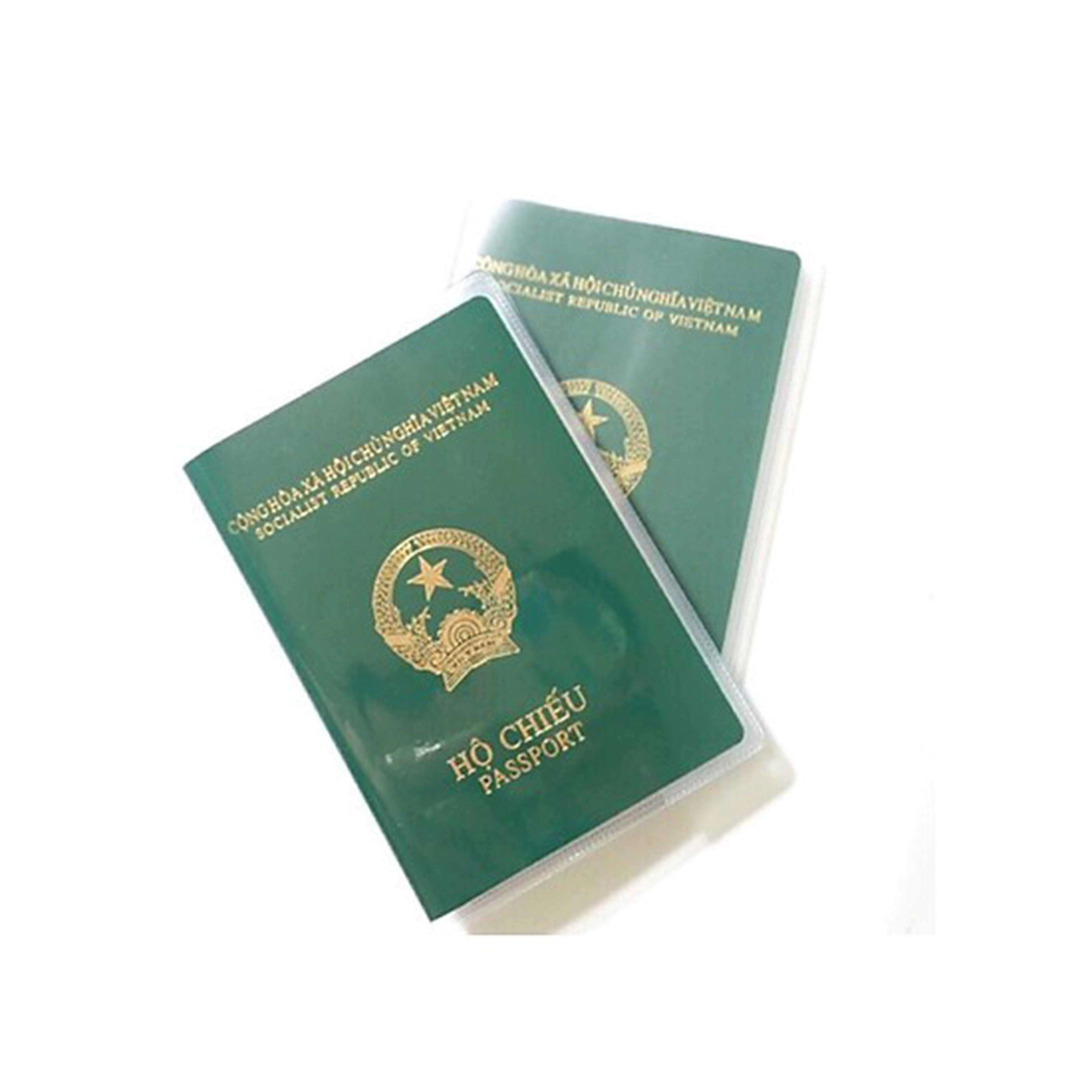 Bao passport PVC trong suốt