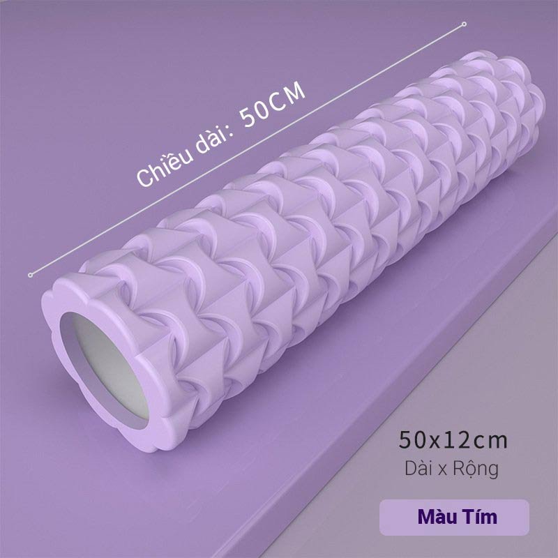 Ống Lăn Massage/ Làm Giãn cơ Foam Roller Cao Cấp 33-45-50cm