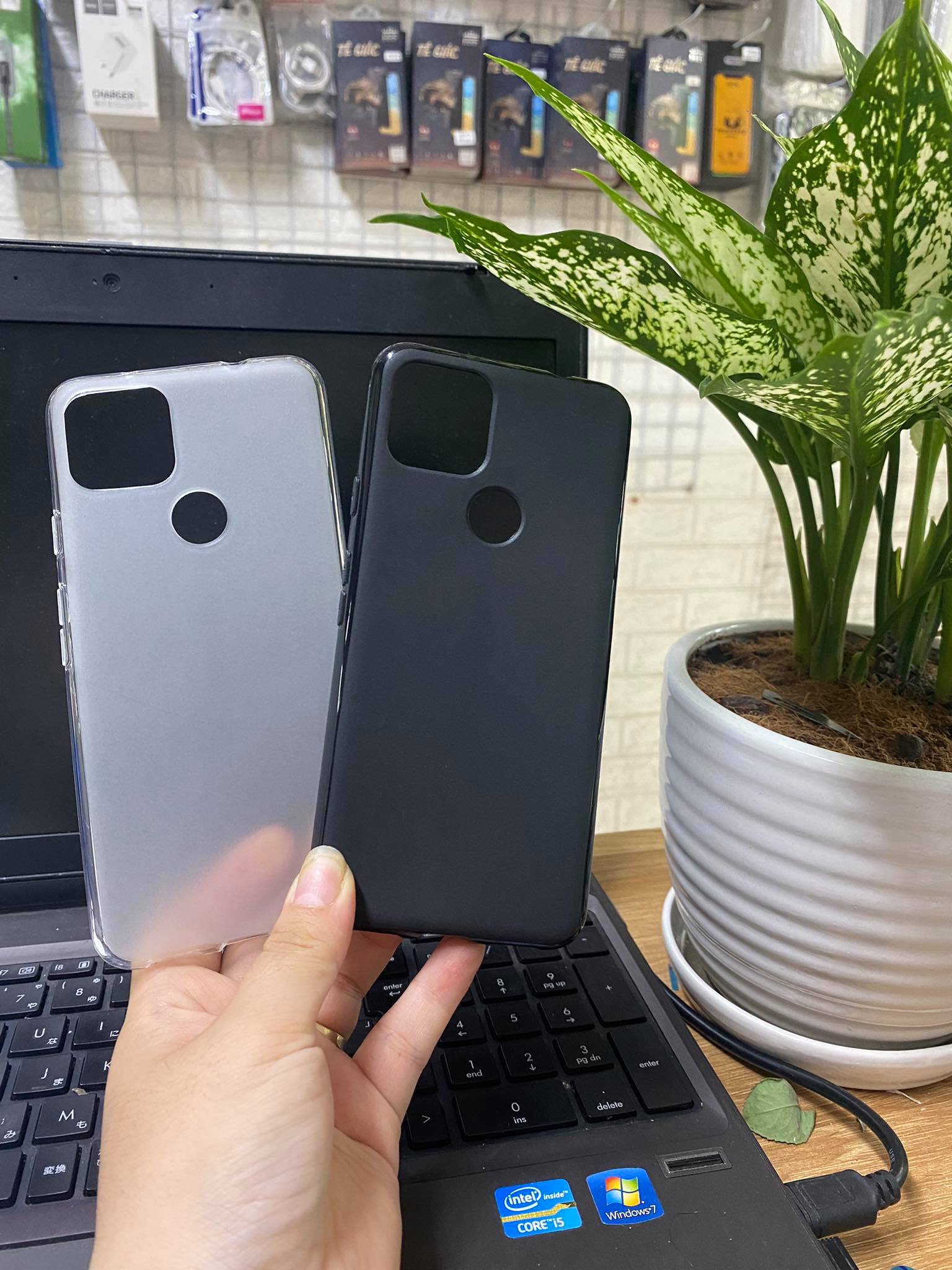 Ốp silicon cho điện thoại Google Pixel 5A