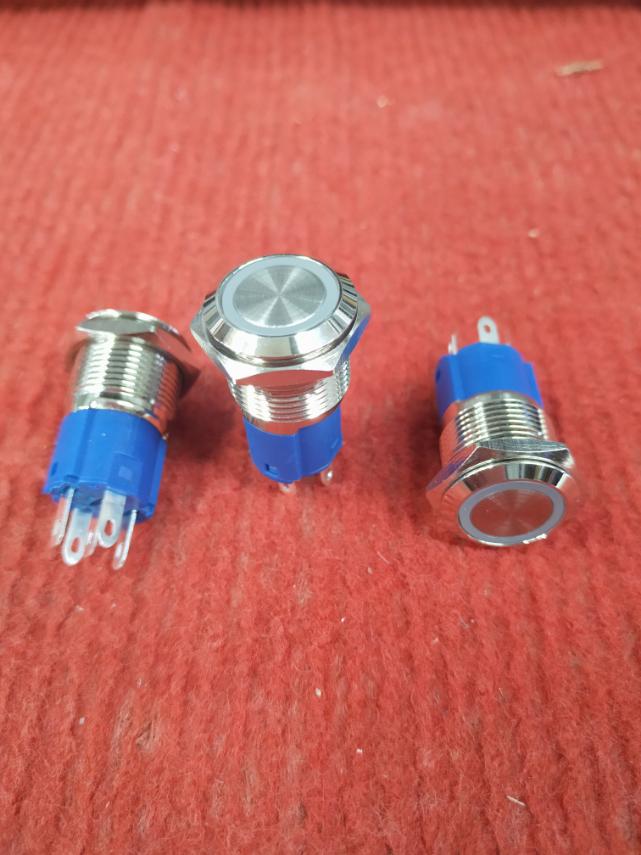 Nút nhấn Inox phi 16 có đèn