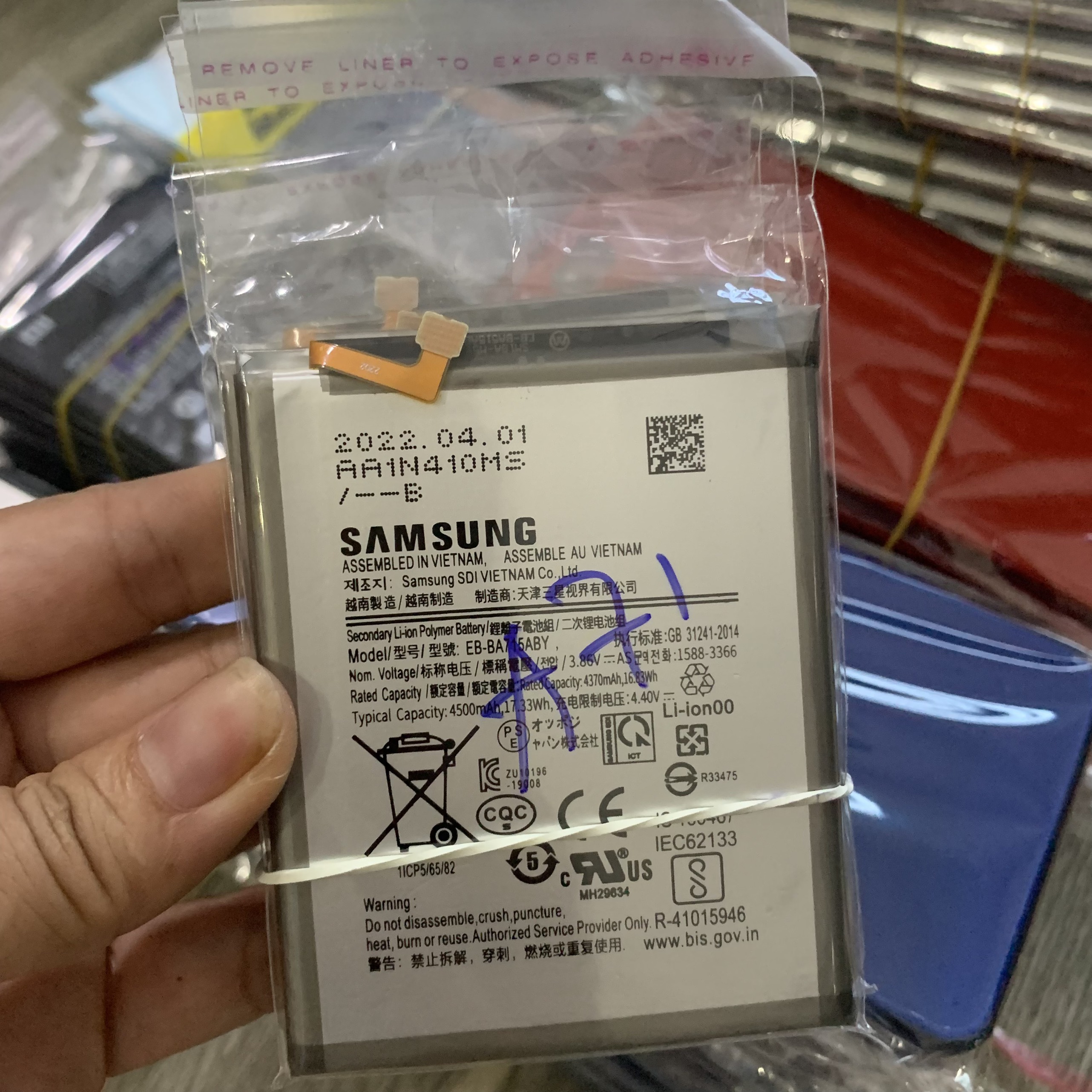 pin samsung a71 zin
