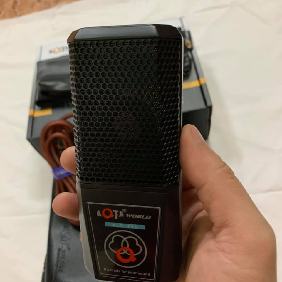 Micro Thu Âm AQTA ALC-280 Hát Karaoke, Hát Live Stream