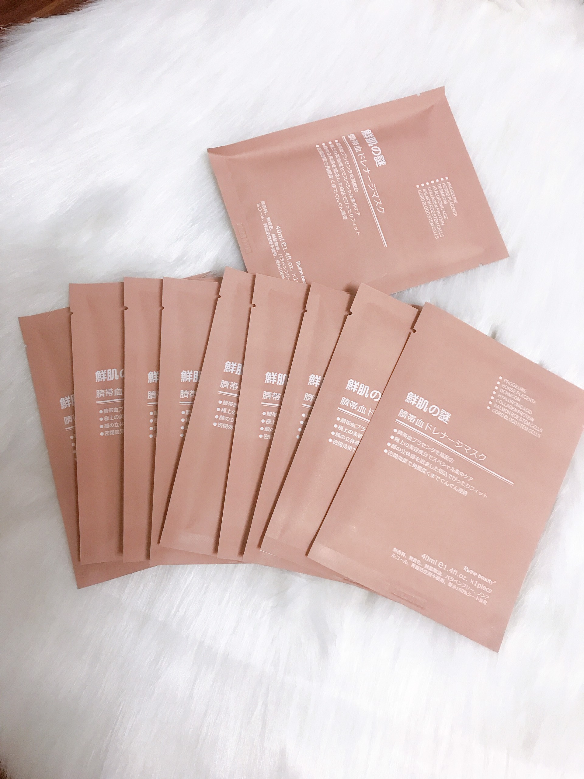 Set 10 mặt nạ nhau thai cừu