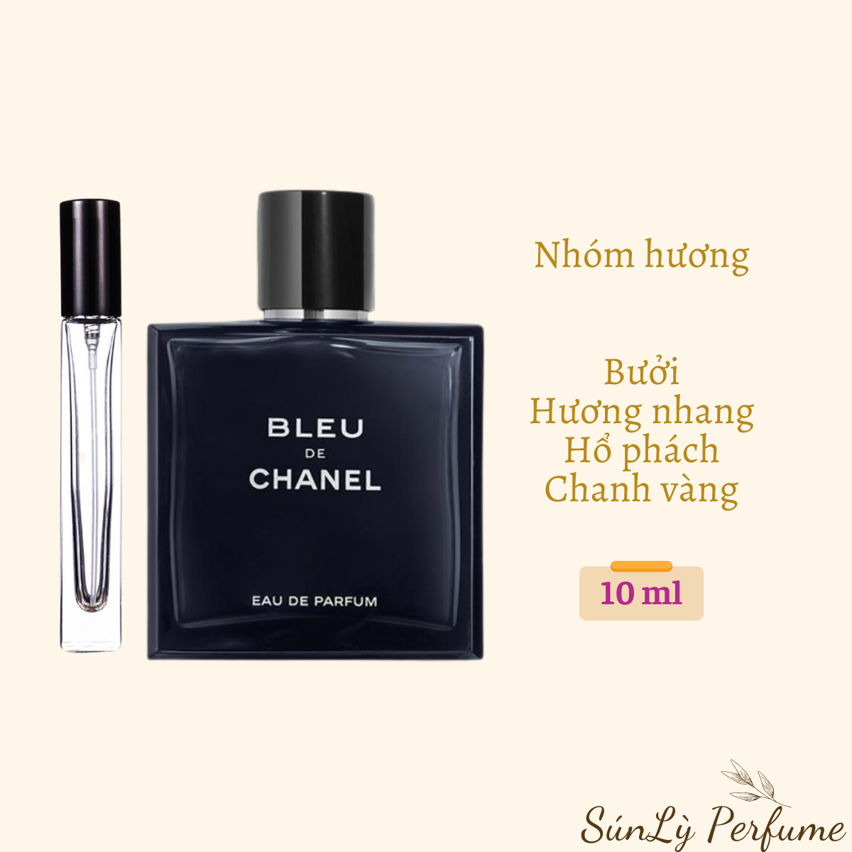 Mẫu nước hoa Chanel Bleu De Chanel Eau de Parfum 10ml