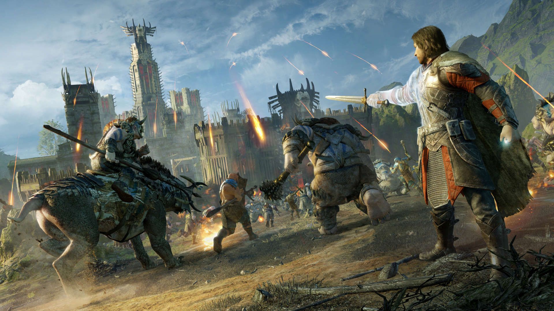Đĩa Game PS4 - Middle-earth: Shadow of War Definitive Edition Hệ US