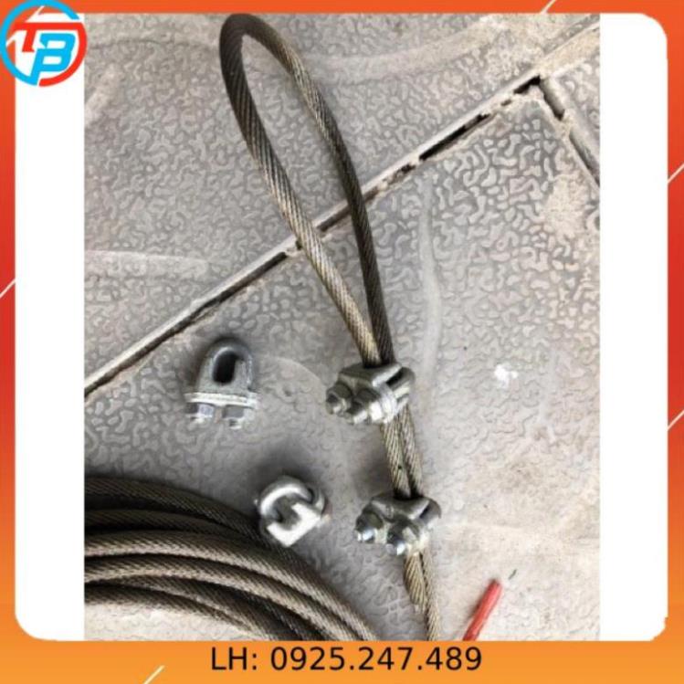 Dây Cáp thép phi 8 (lụa chống soắn ) dây cáp cẩu