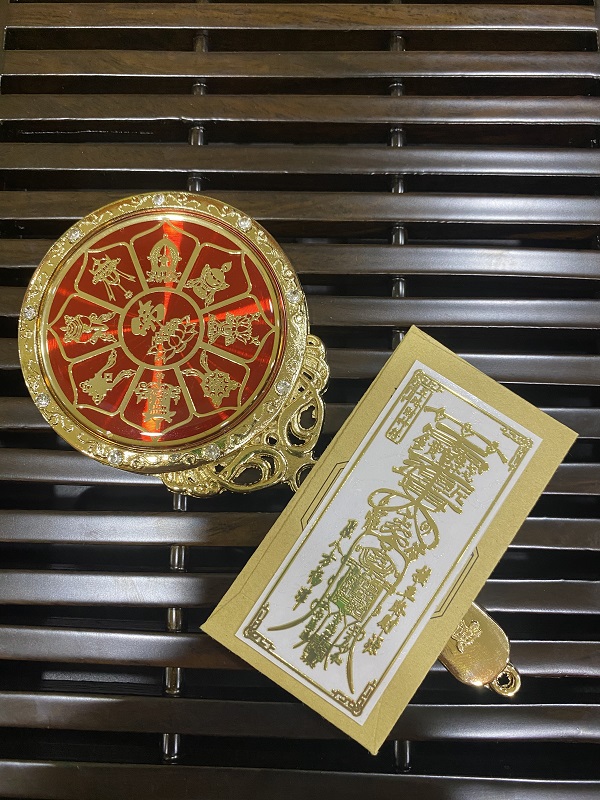 {SALE KHỦNG} Linh Phù Ngũ Lộ Tài Thần Dán Điện Thoại