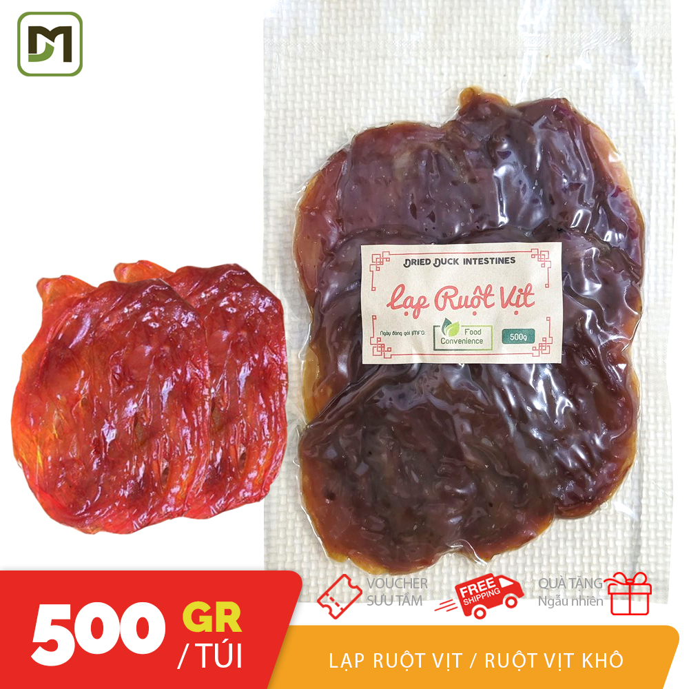 500gr khô ruột vịt lạp ruột vịt khô loại 1