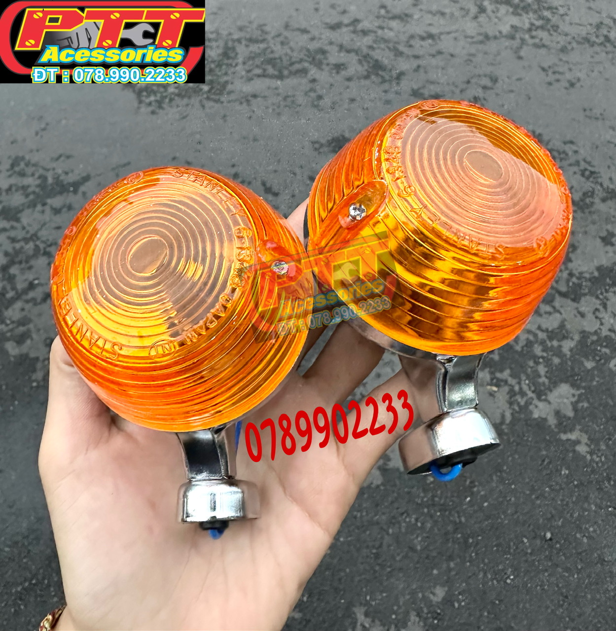 Xi nhan trước - sau xe chaly đời 80