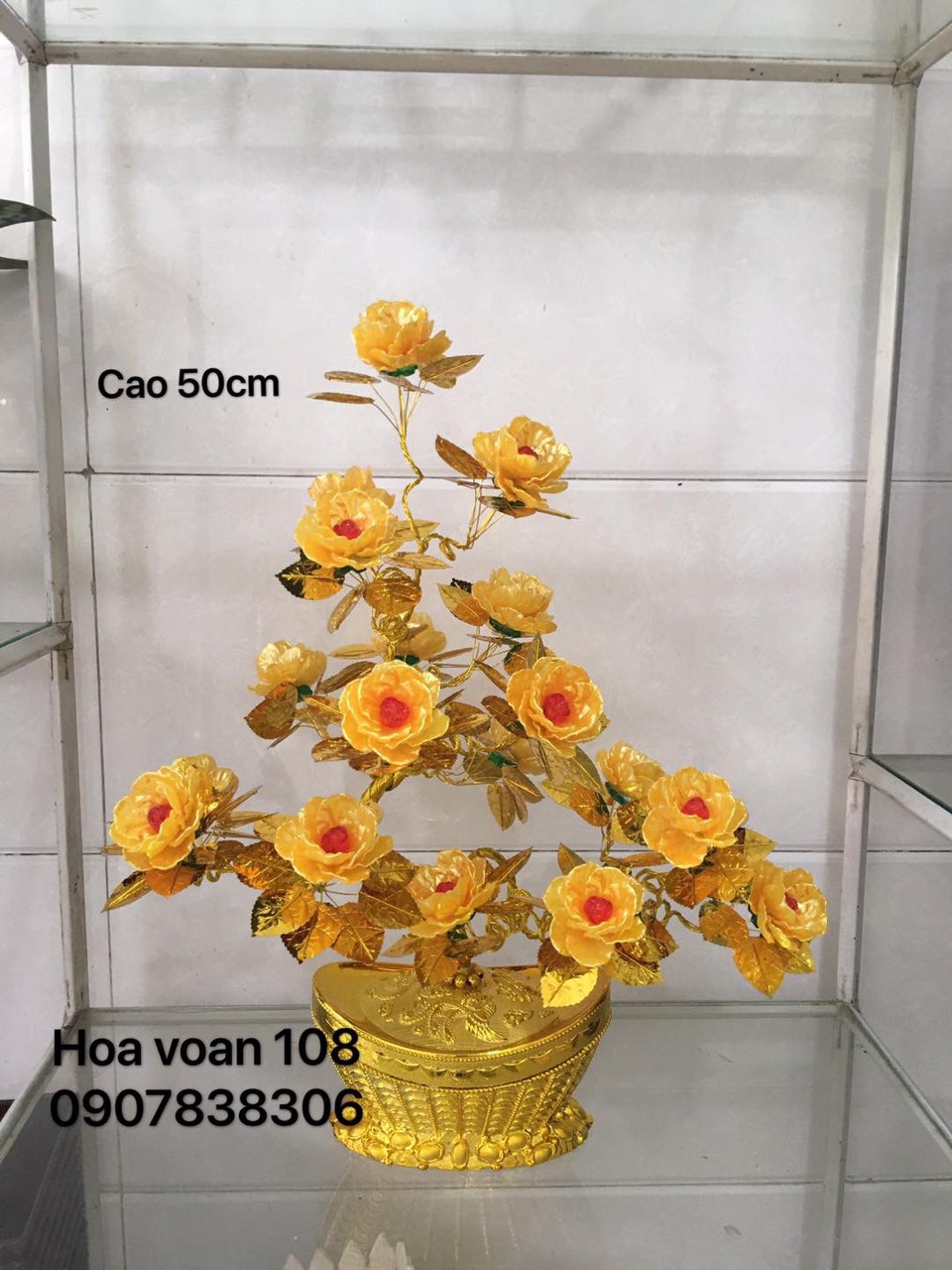 Gốc cây thỏi vàng cao 55cm
