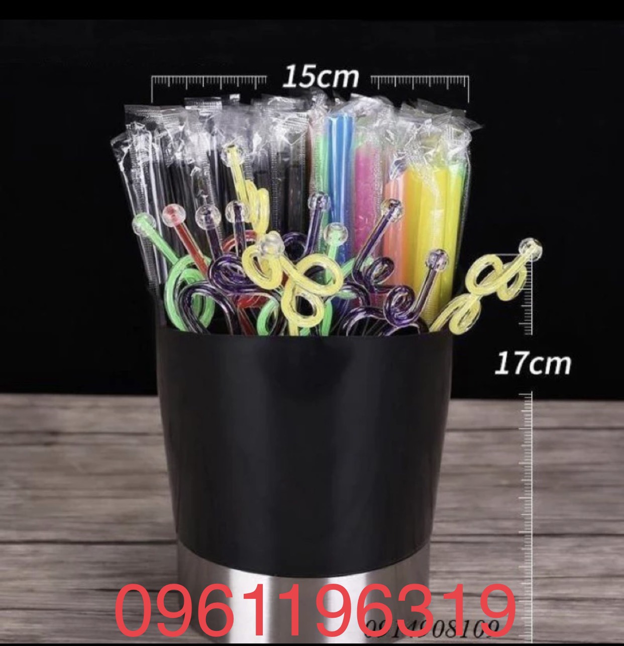 [HCM]Khay đựng ống hút giấy ăn