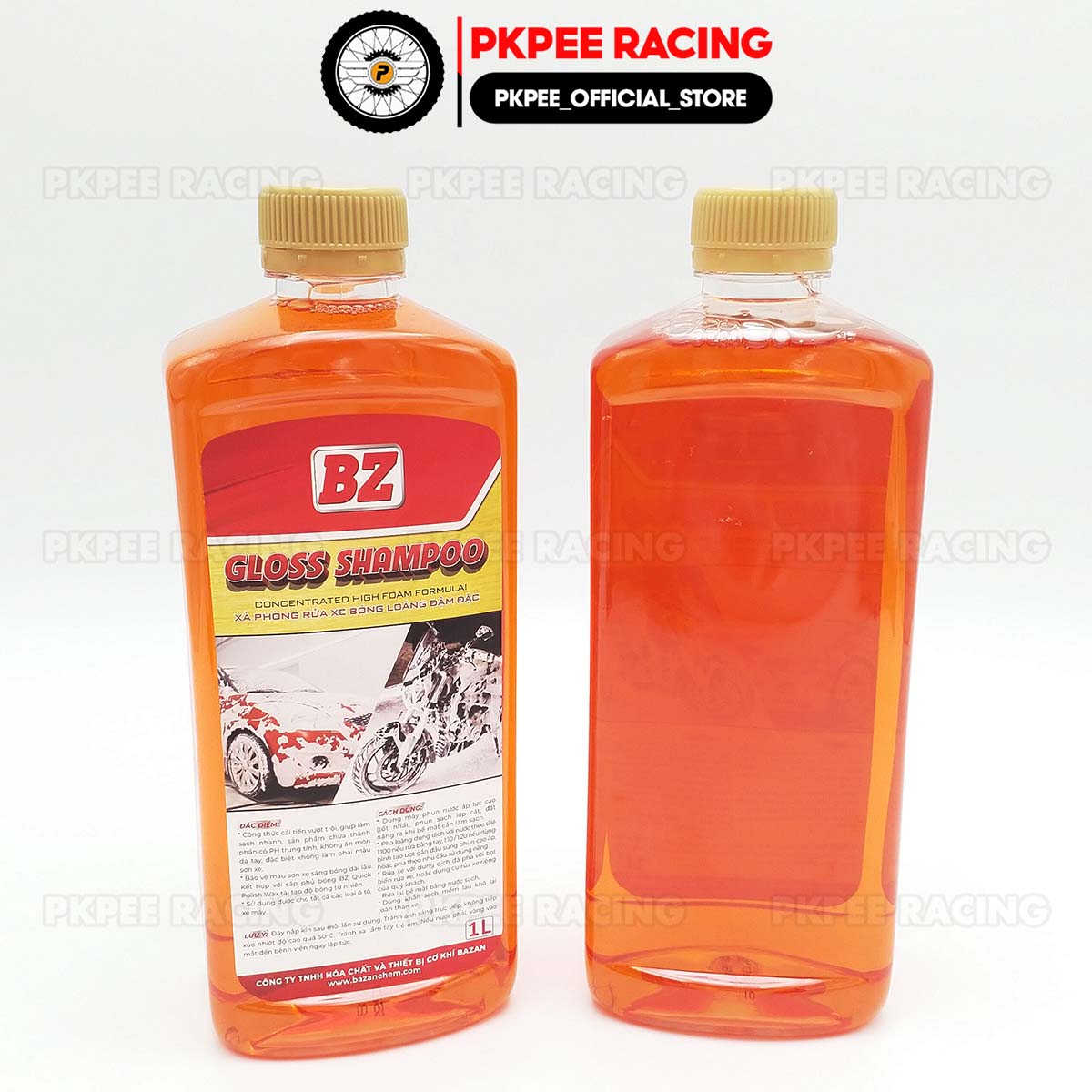 Nước Rửa Xe, Xà Bông Không Chạm Bz, Sonax Chuyên Rửa Xe Máy, Oto Tại Nhà Dung Tích 1000ml - PKPEE