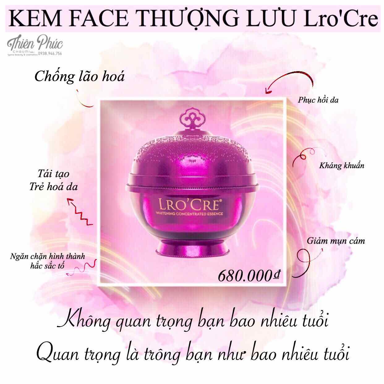 KEM FACE THƯỢNG LƯU LRO'CRE