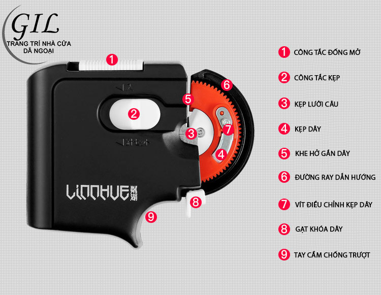 máy buộc lưỡi câu - dụng cụ buộc lưỡi câu - MBLC01