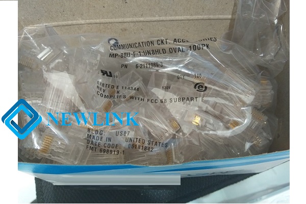 Hạt mạng AMP Commscope RJ45 cat6 sole cao cấp