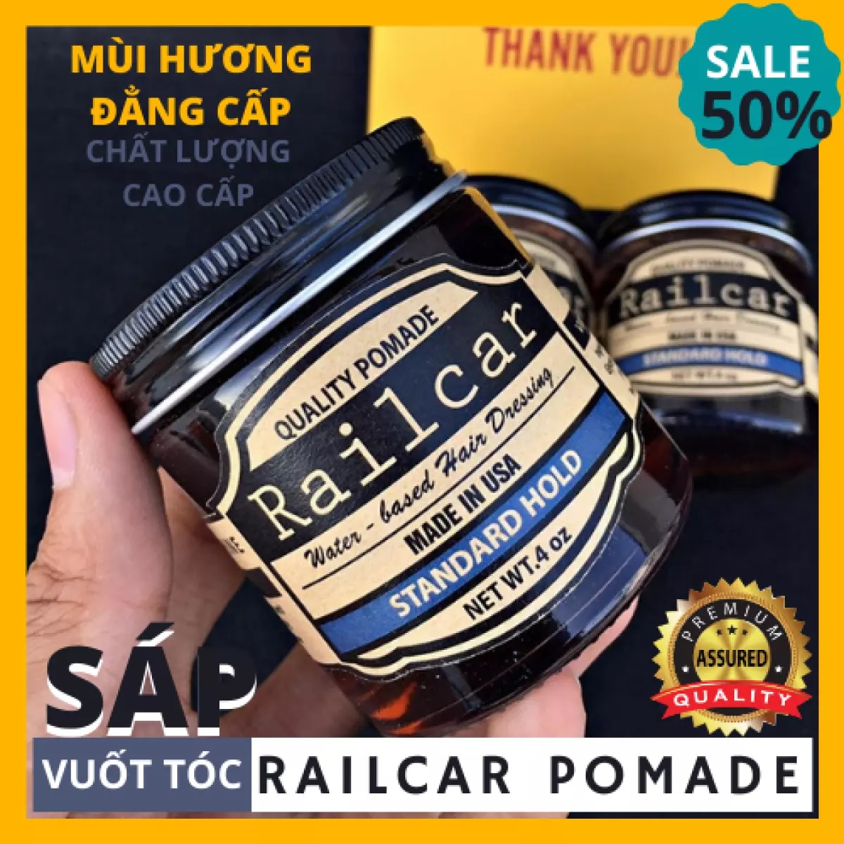 Sáp Vuốt Tóc Railcar Pomade