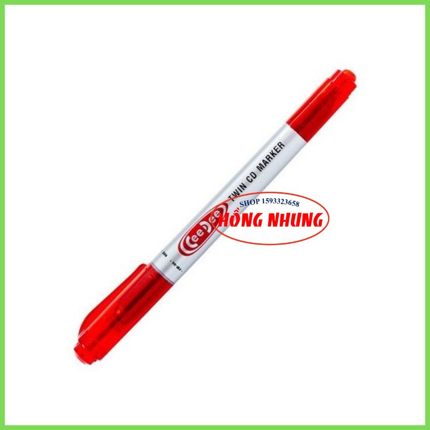 01 Bút Lông Dầu Thiên Long PM-04 Màu Đỏ