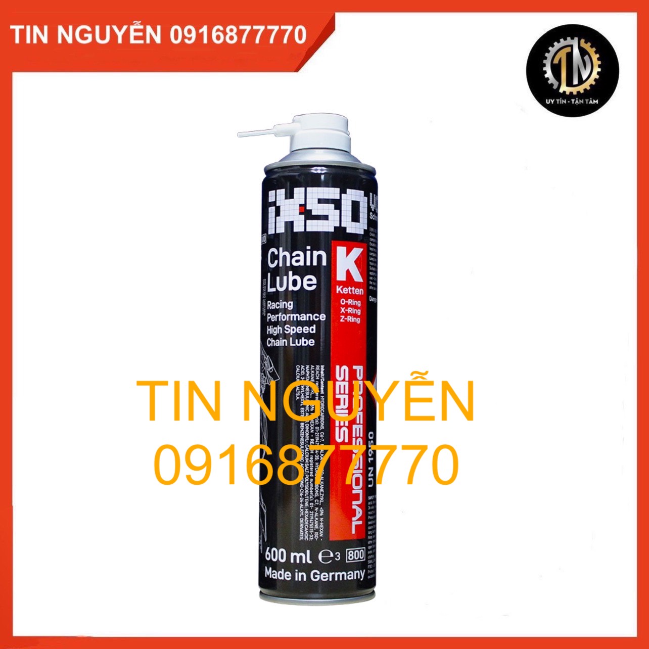 Chai xịt dưỡng sên voltronic ix50 600ml mẫu mới chính hãng