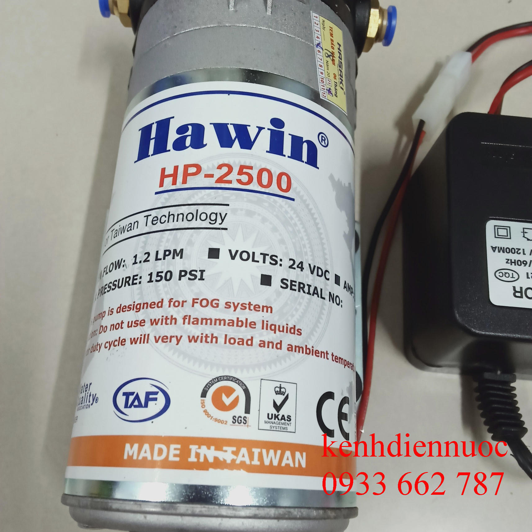 Máy phun sương Đài Loan HP-2500