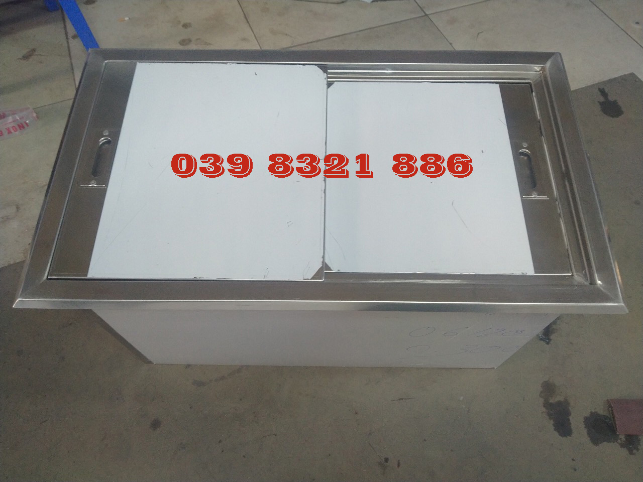 Thùng đá inox quầy bar