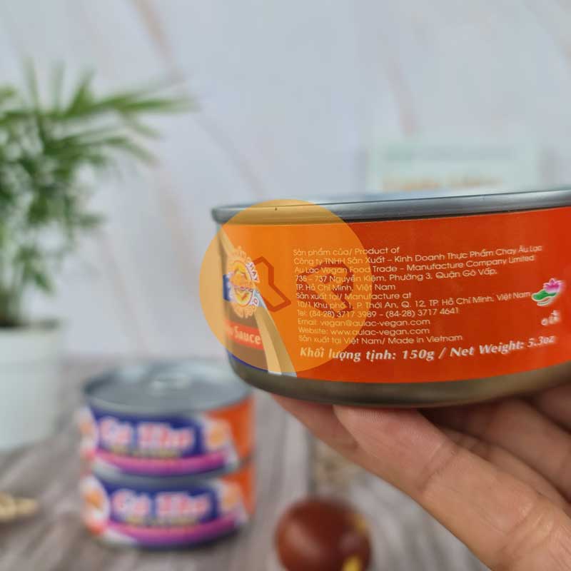 Cá thu sốt cà chay Âu Lạc lon 150g - thực phẩm chay ngon