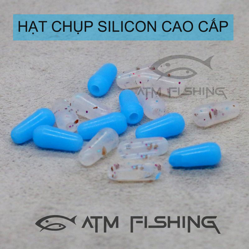 Vỉ 10 chiếc hạt chụp khóa số 8 chất liệu silicon cao cấp