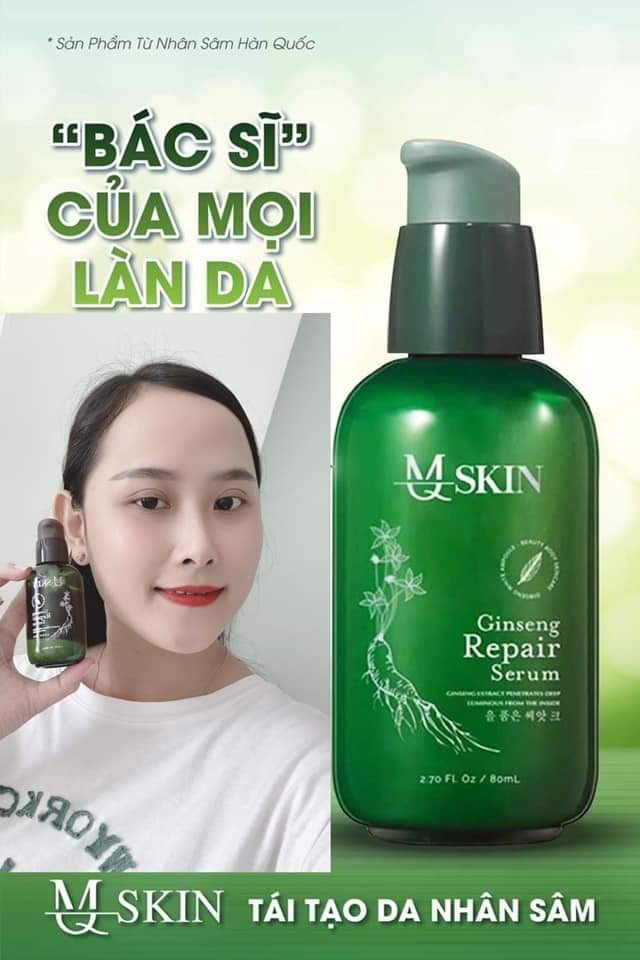 KEM TÁI TẠO DA NHÂN SÂM MQSKIN (Gingseng Repair Serum)
