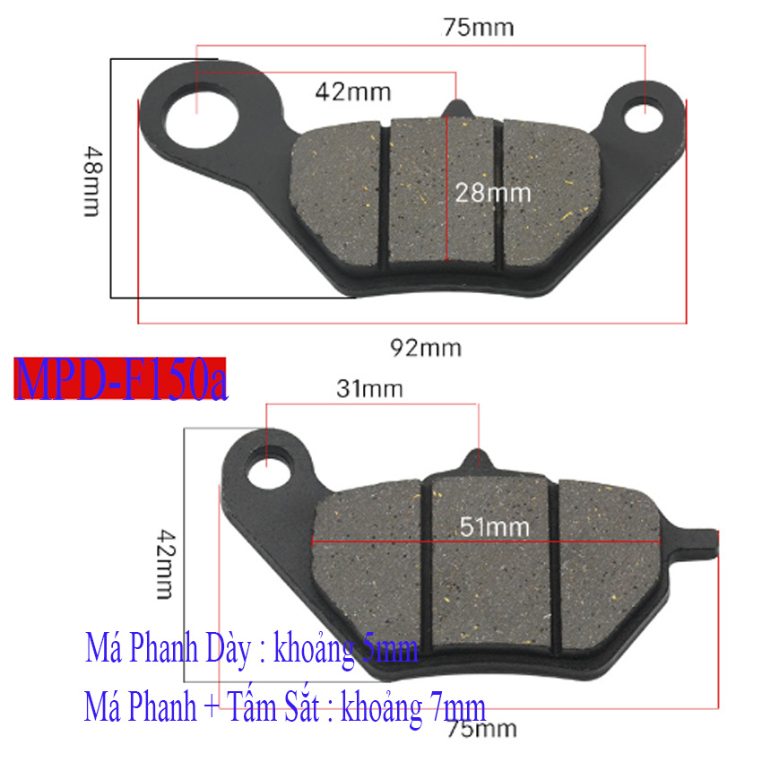 Má Phanh Đĩa Xe Điện Xmen,Nịna,Gogo,Vaspa