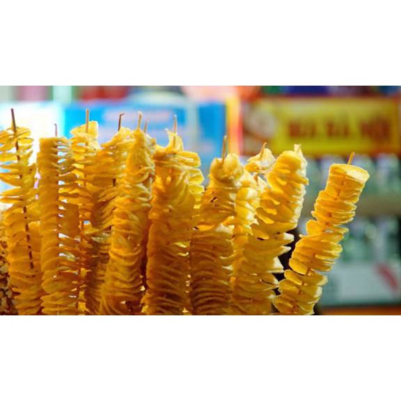 máy cắt khoai tây lốc xoáy