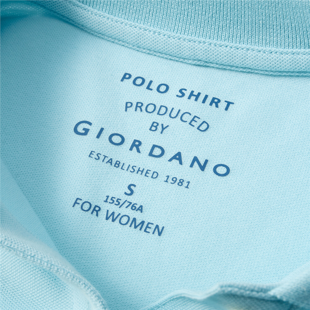 GIORDANO Áo Thun Nữ Có Cổ Classics Polo 05319260