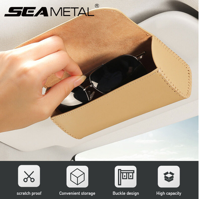 Car Glasses Case For Main Driving Sunglasses Holder Interior Accessiories