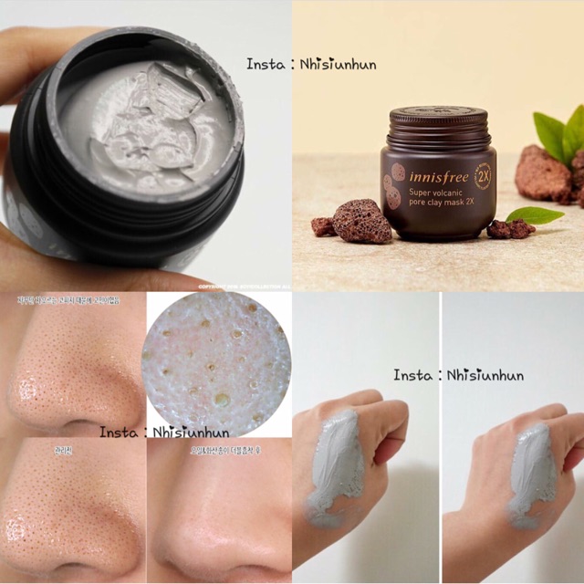 Mặt Nạ Đất Sét Innis Super Volcanic Pore Clay Mask 2X (100ml)