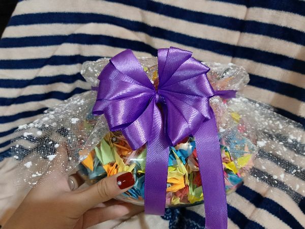 Hạc giấy gấp sẵn nhiều màu