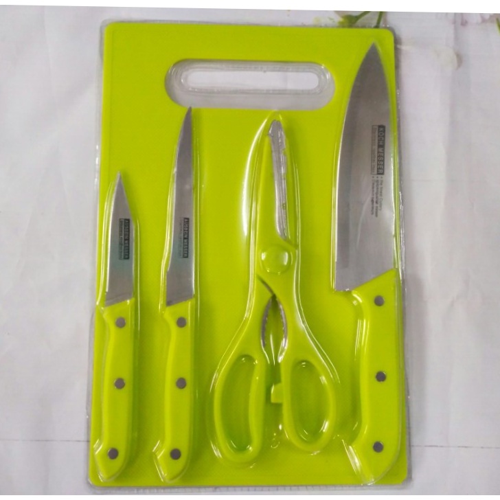 Bộ dao 4 món kèm thớt