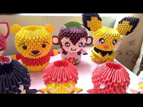 Origami xếp sẵn nhỡ