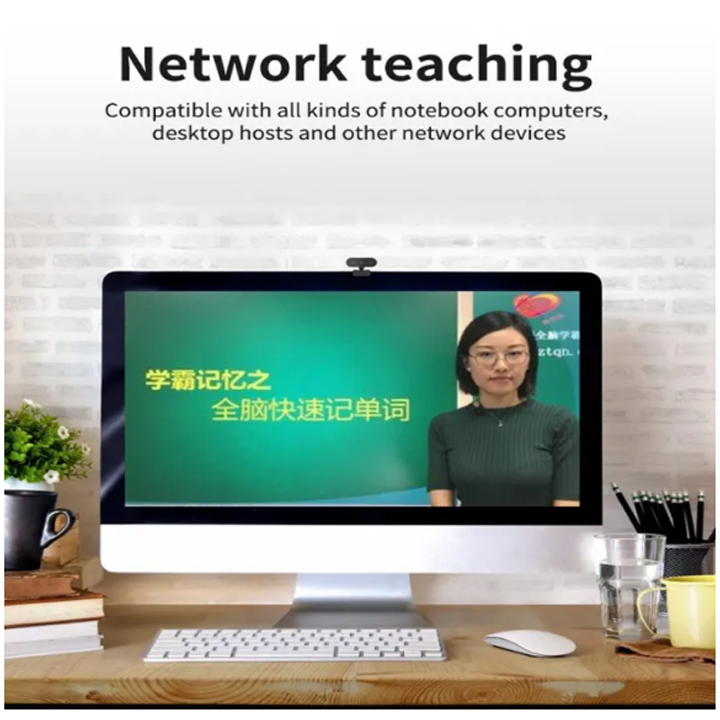 Webcam 8MP Độ phân giải 4K có Microphone Tự động Lấy nét & Ánh sáng Giao Diện 5P mắt kính \ Logitech C170\ A6 A03 Q20 Q59
