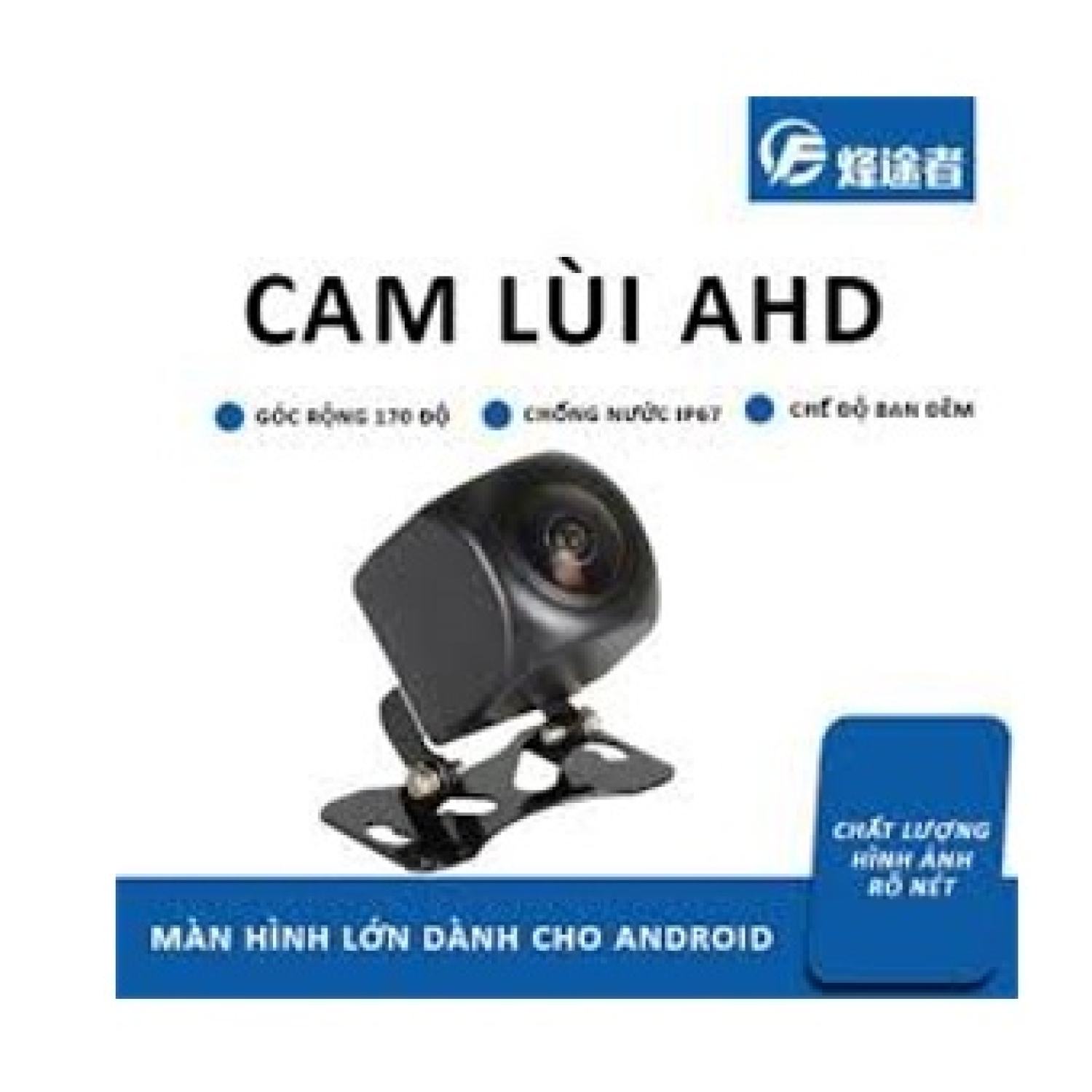 Camera lùi AHD cho màn hình Android góc rộng siêu nét(BH 6 tháng)