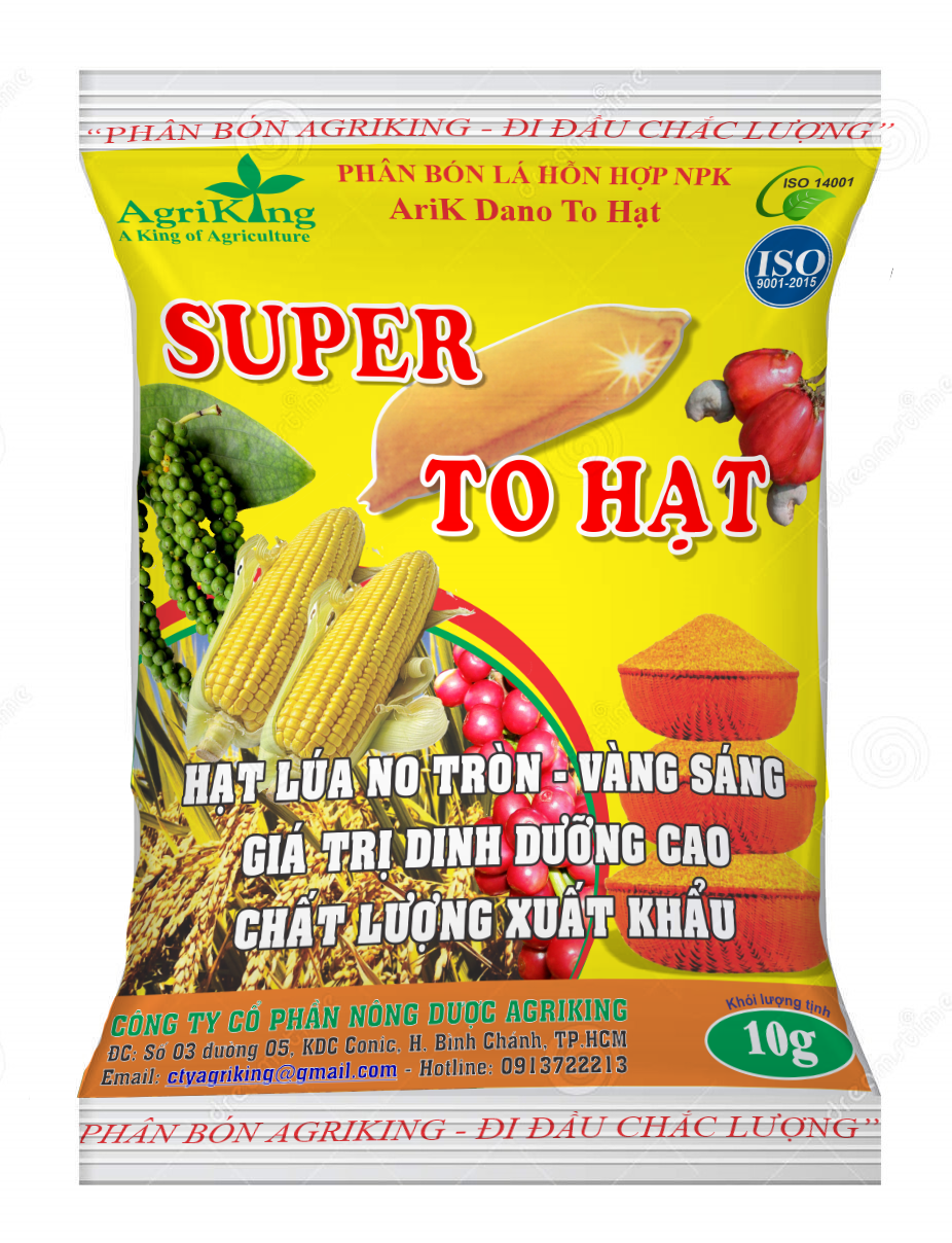 Siêu TO HẠT LÚA  5 gói x gói 10gr