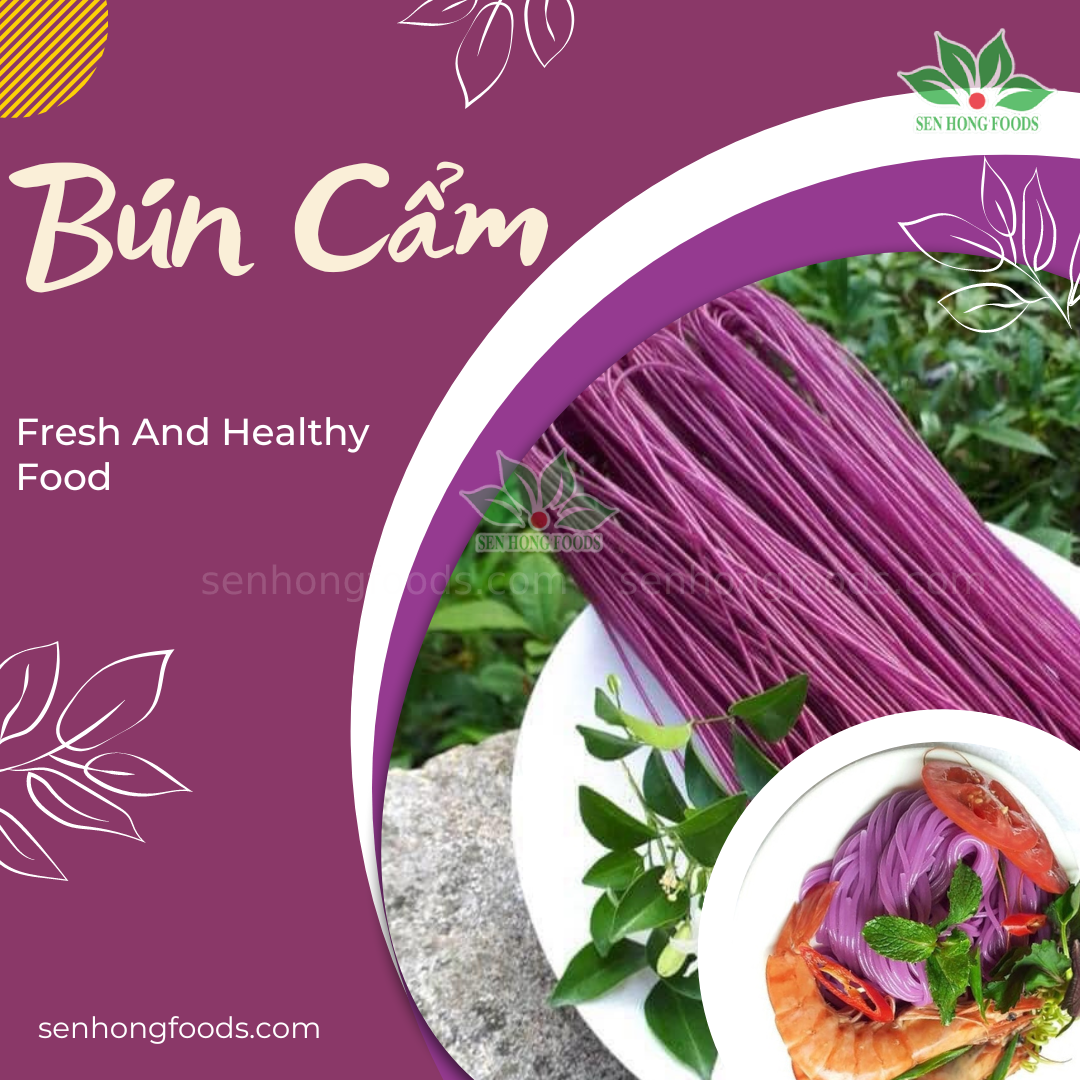 Bún Cẩm Sen Hồng 300g