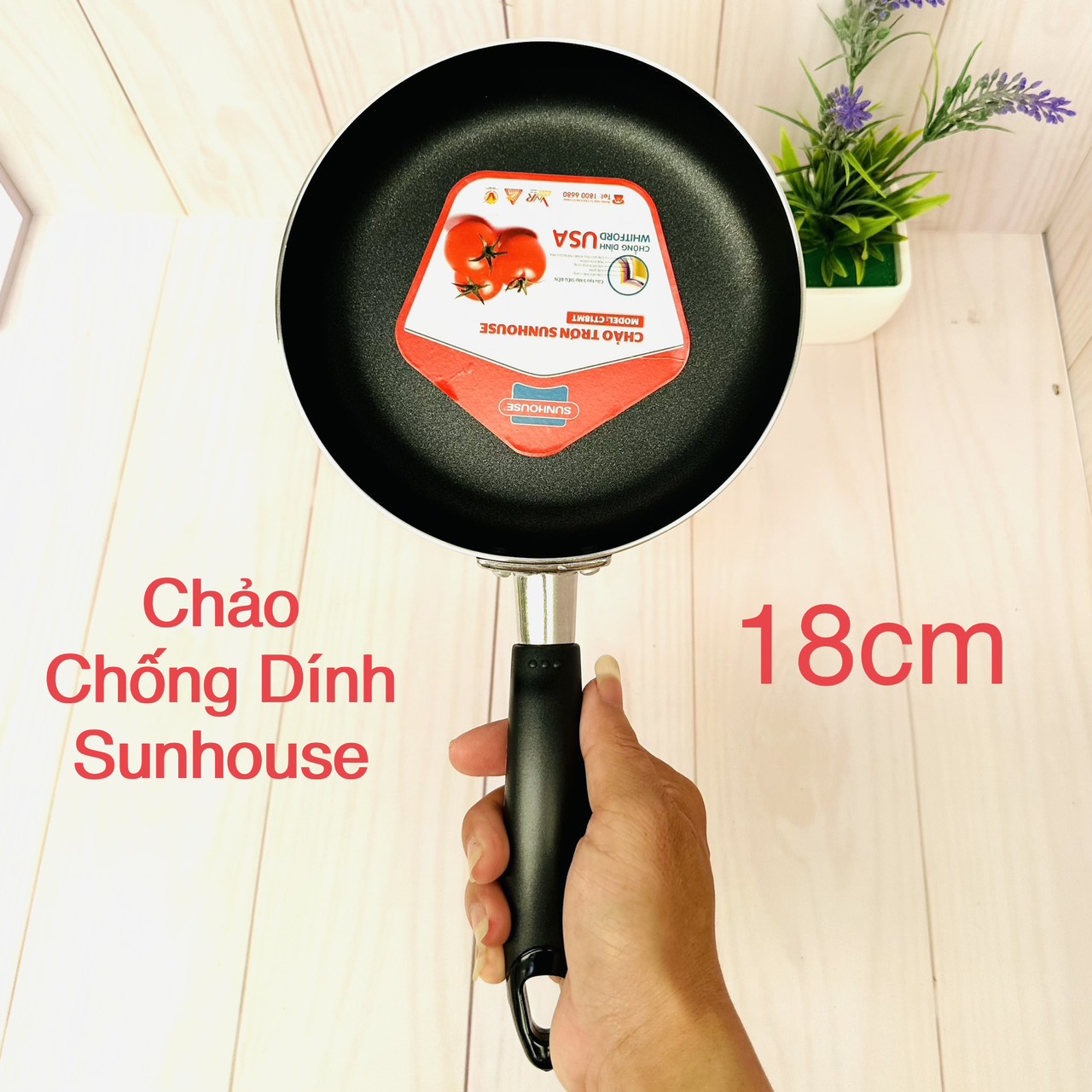Sunhouse 18cm original ct18mt non-stick frying pan-induction cooker type and not induction cooker