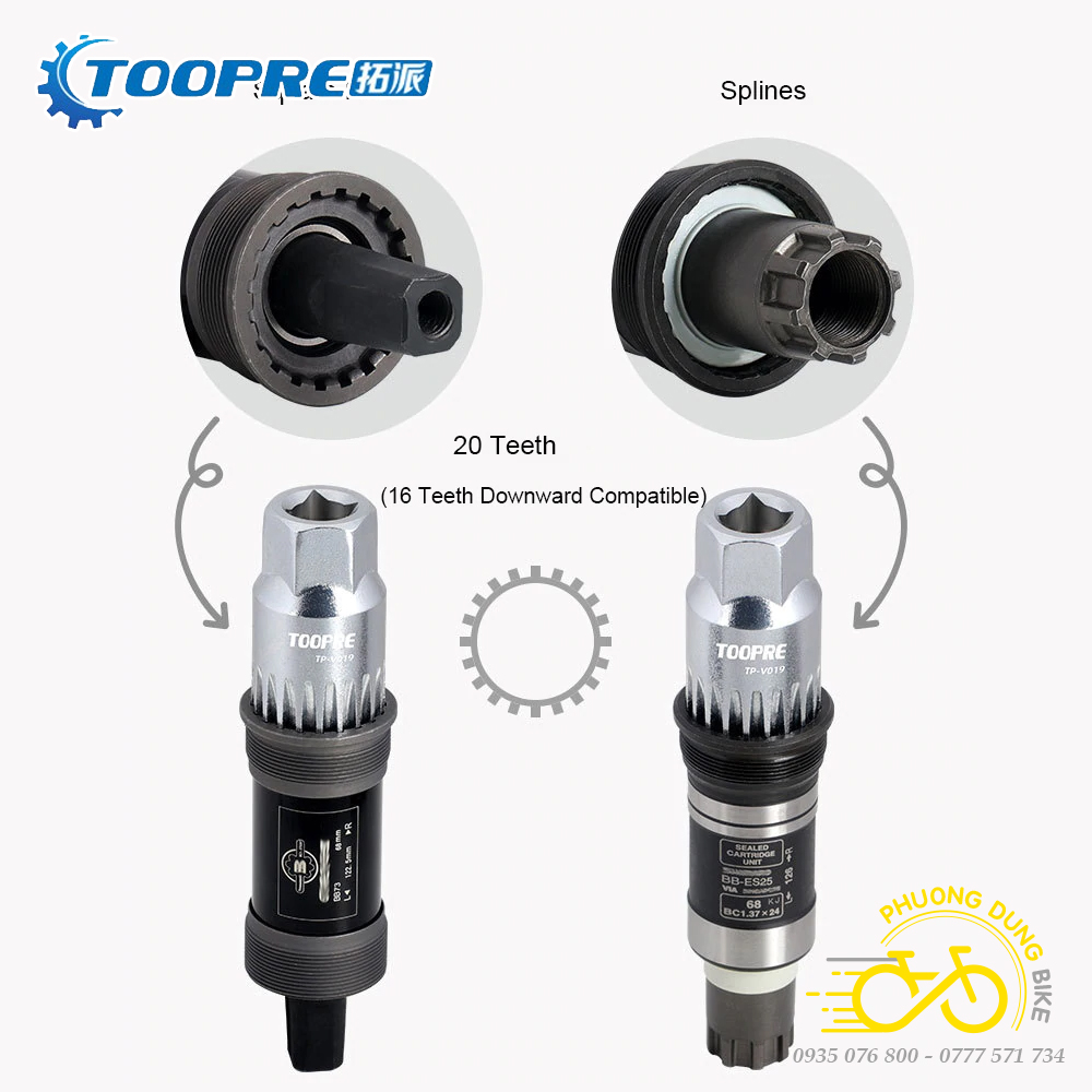 Cảo trục giữa xe đạp TOOPRE TP-V20