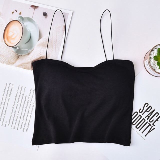 Áo Bra 2 Dây Mảnh Dáng Lửng 2055