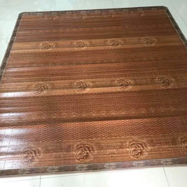 Chiếu trúc tăm CÂY GỖ HOA CAO CẤP KO LÓT LỤA