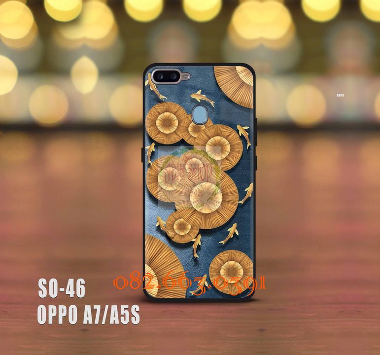 [HCM]Ốp lưng kính Oppo A7/A5S hình cá koi đẹp