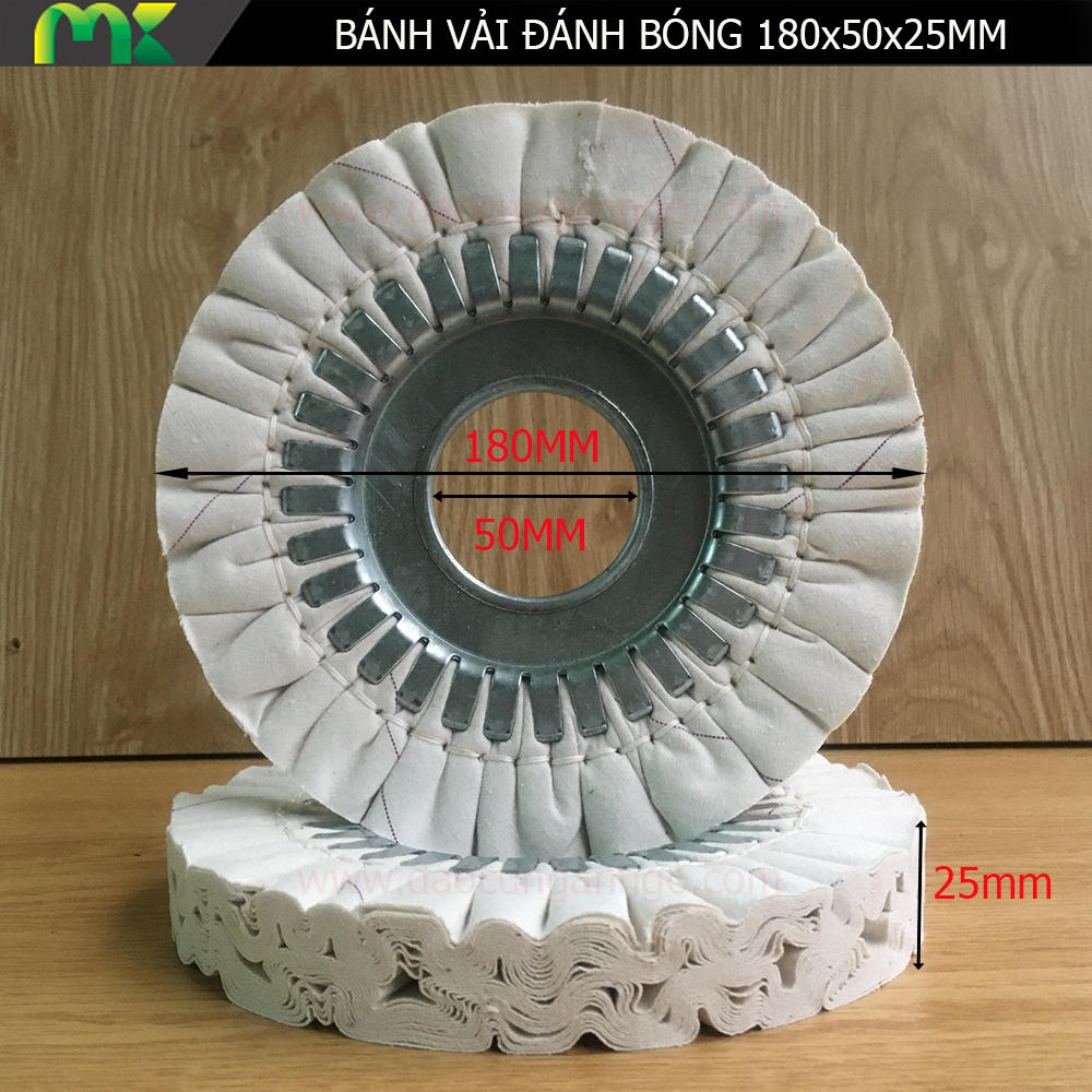 [HCM]Bánh vải đánh bóng máy dán cạnh