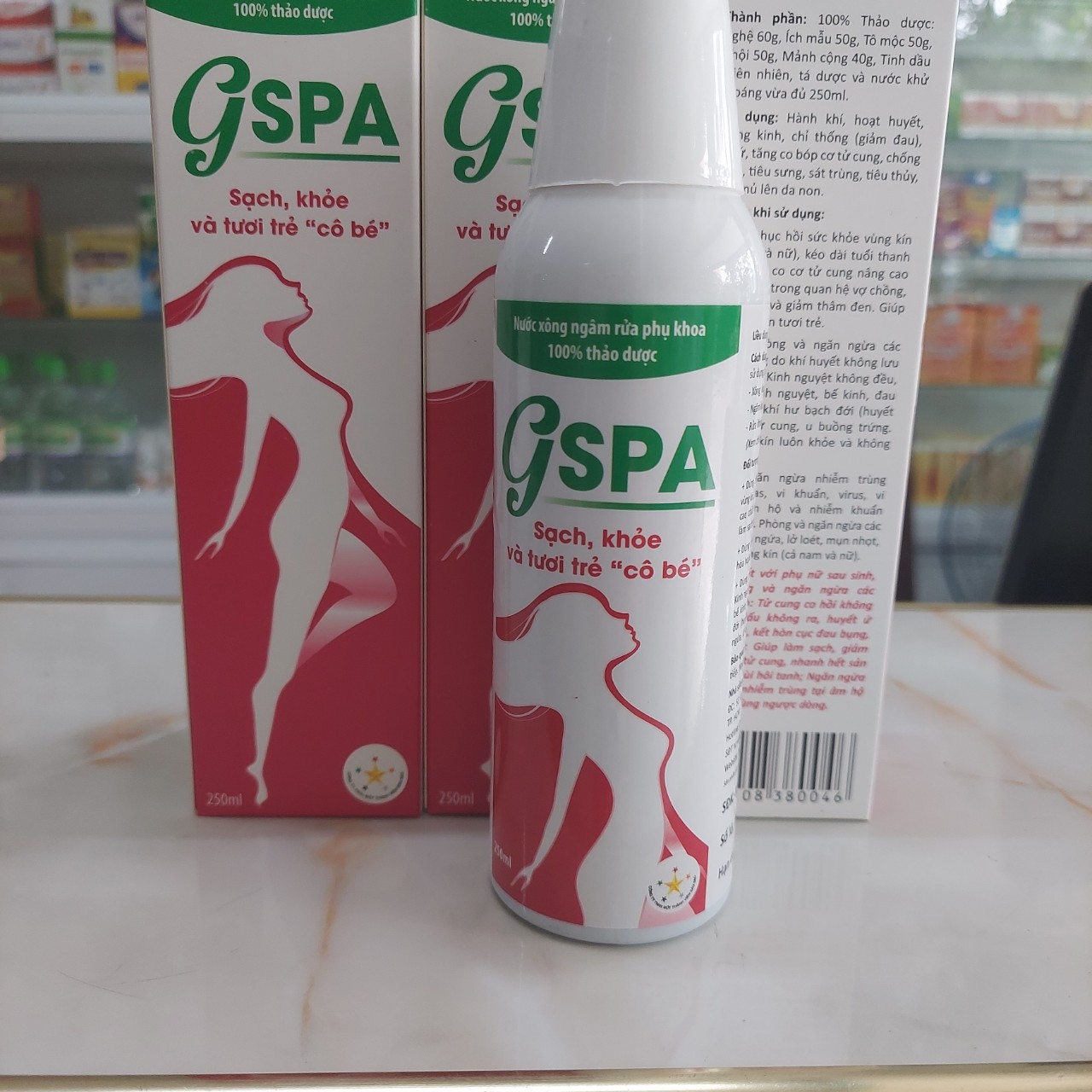 Dung Dịch GSPA - Ngâm,  Xông, Rửa Phụ Khoa.