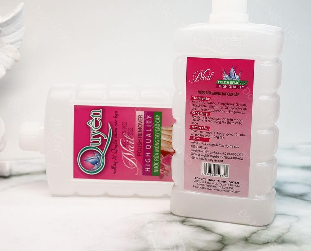 Aceton 500ml thương hiệu Quyên